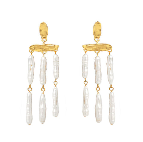 Cecile | 24K Gold Earrings