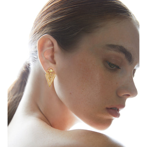 DIONE | 24k Gold Earrings