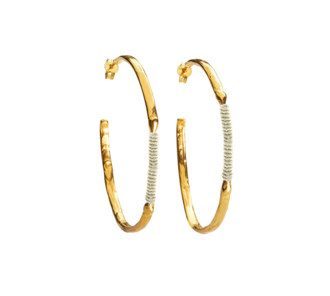 Chromata Hoop | 24K Earrings