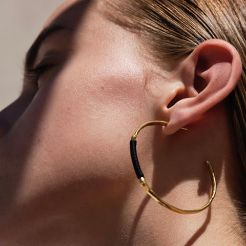 Chromata Hoop | 24K Earrings