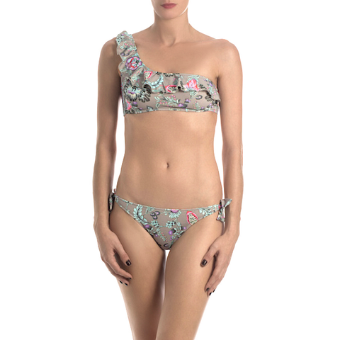 Artesands Swimwear Carnivale Multi Stripe Bikini Top 3821