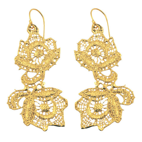 Anemone | 24K Gold Earrings